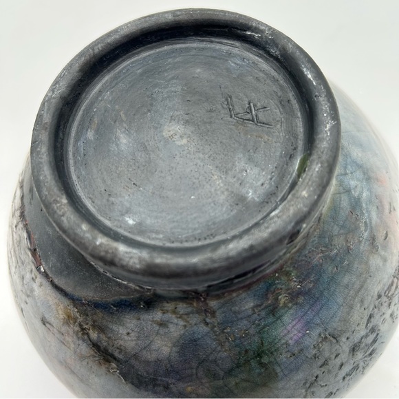 Raku Pottery Planter/Bowl - Picture 6 of 9